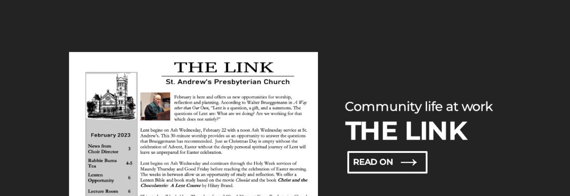The Link -monthly newsletter